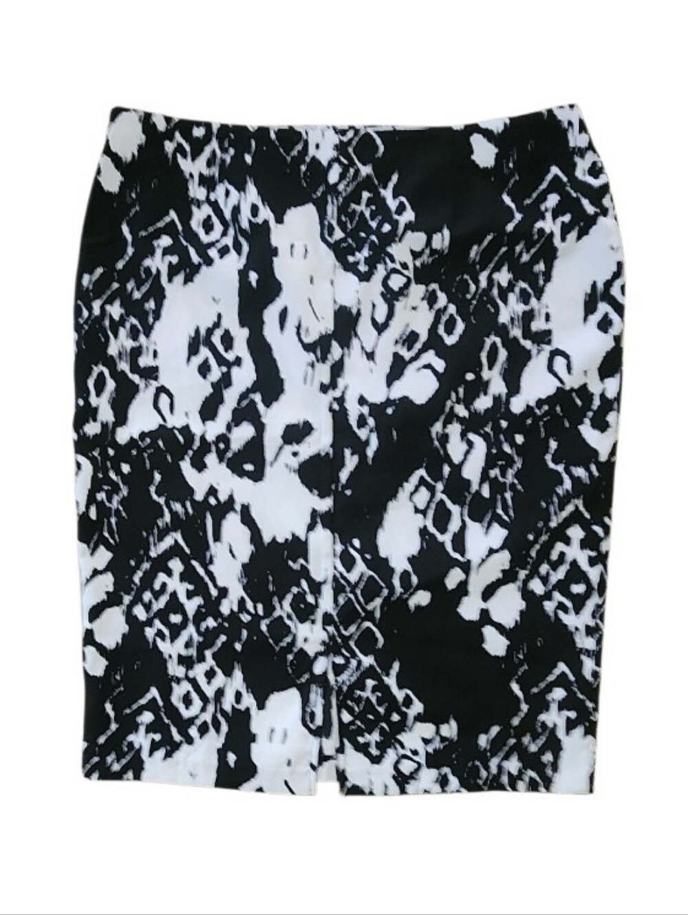 Black & White Patterned Pencil Skirt Sz 18 Nwt - Picture 2 of 3